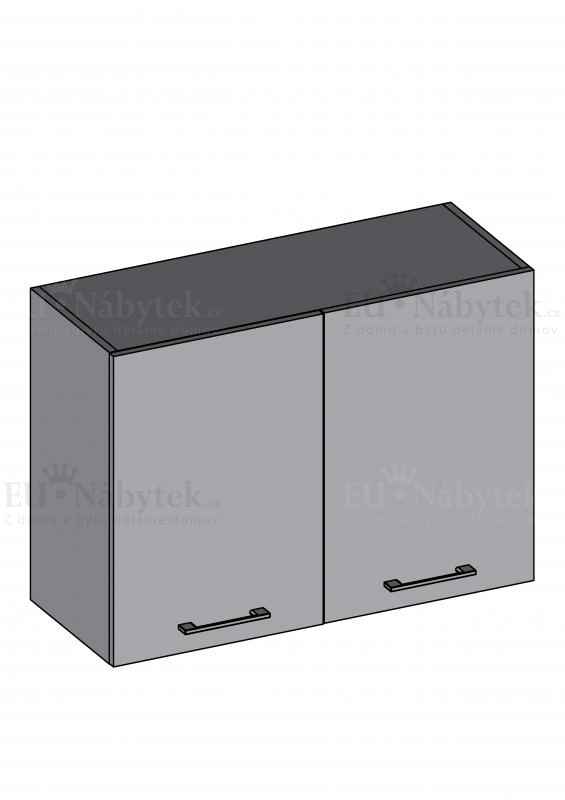 Kuchyňská skříňka DIAMOND, horní skříňka dvoudvéřová 80 cm