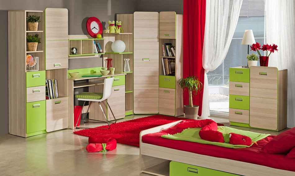 LORENZO L13 postel s úložným prostorem zelená DOPRODEJ