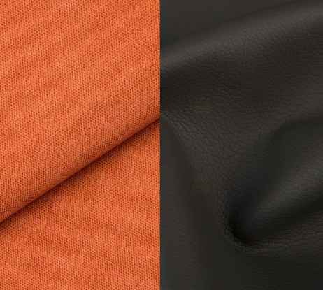 Rozkládací rohová sedačka KORFU II oranžová / šedá