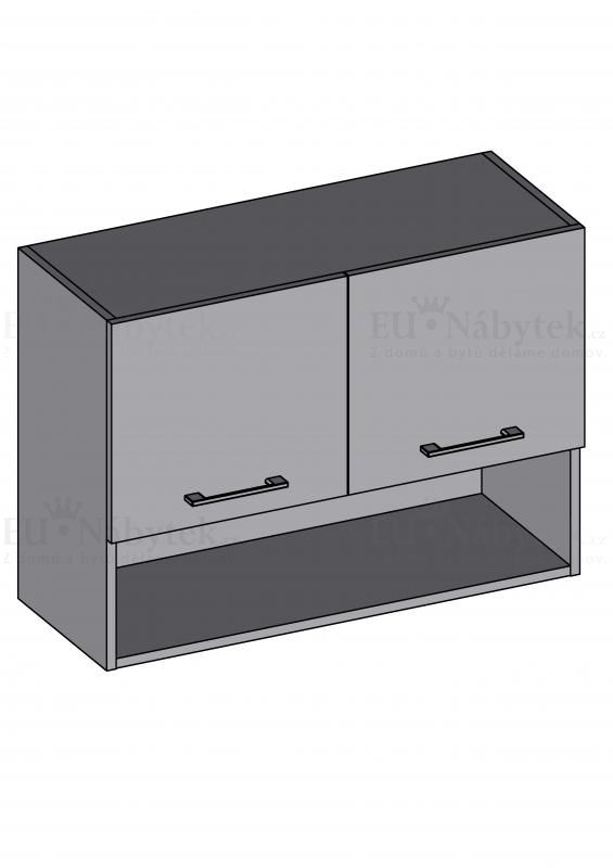 Kuchyňská skříňka DIAMOND, horní skříňka s policí 100 cm
