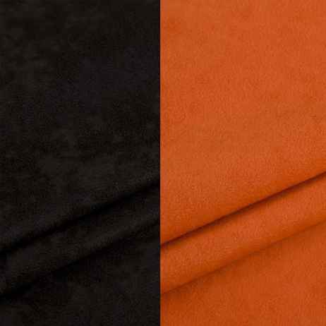 Pohovka EMA II černá / oranžová