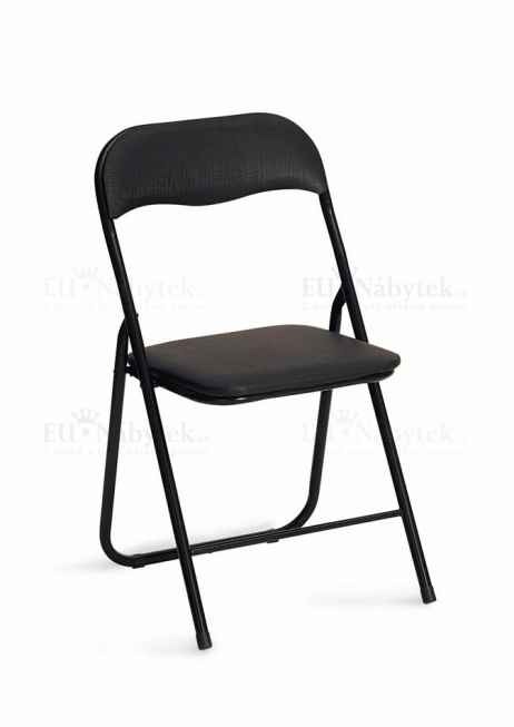 Skládací židle K5 černá DOPRODEJ*
