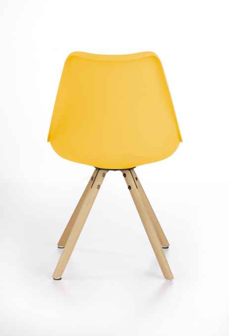 Jídelní židle K201 žlutá