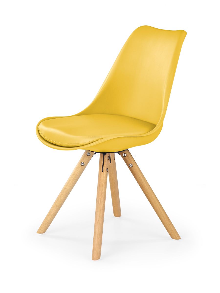 Jídelní židle K201 žlutá