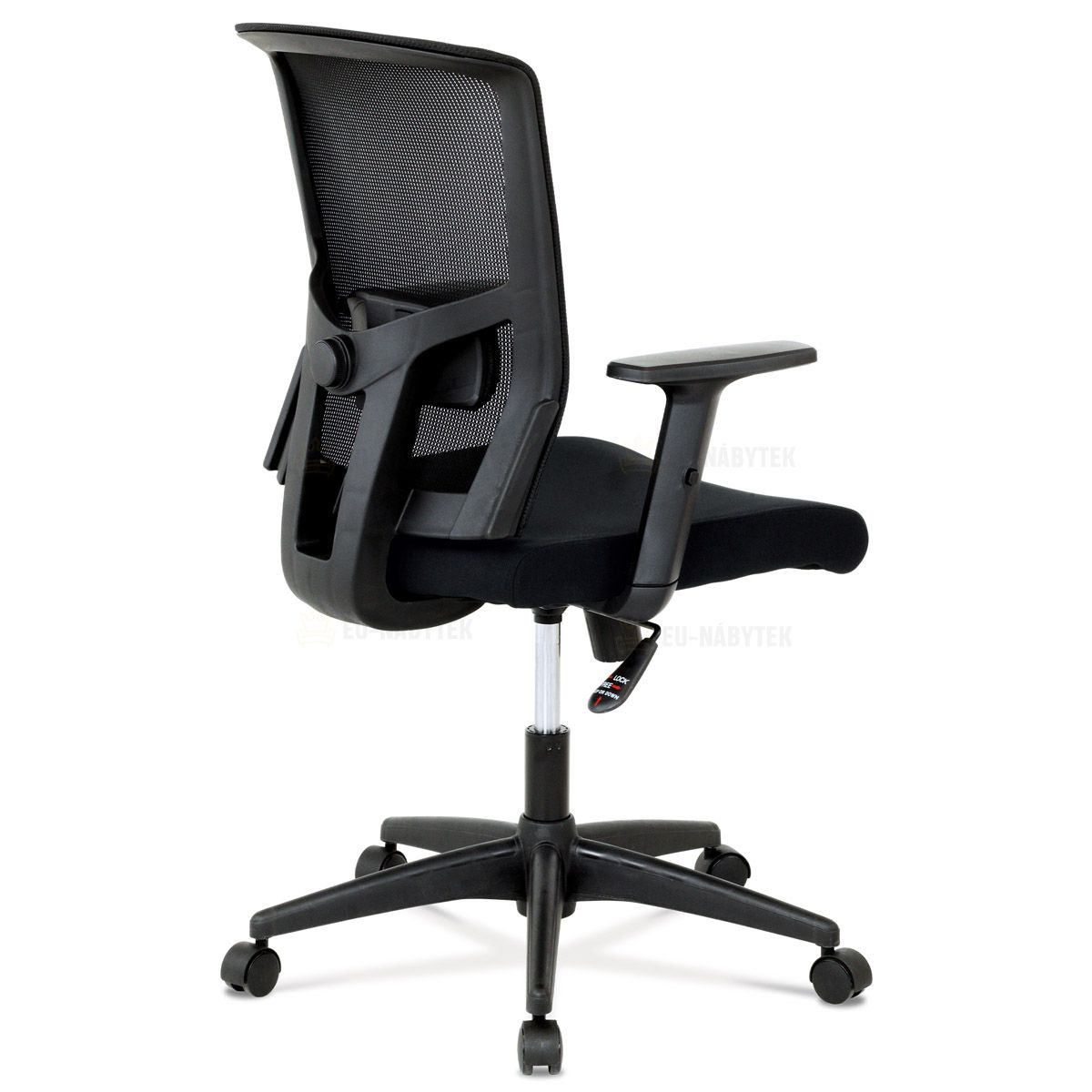 Kancelářská židle, látka černá DOPRODEJ