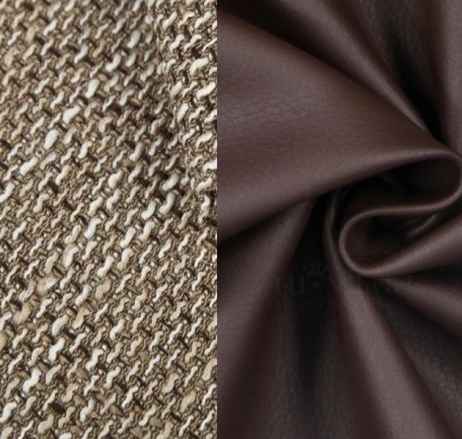 Rozkládací rohová sedačka LATTE hnědá / cappucino