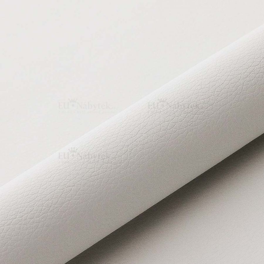 Rozkládací rohová sedačka PABLO bílá ekokůže