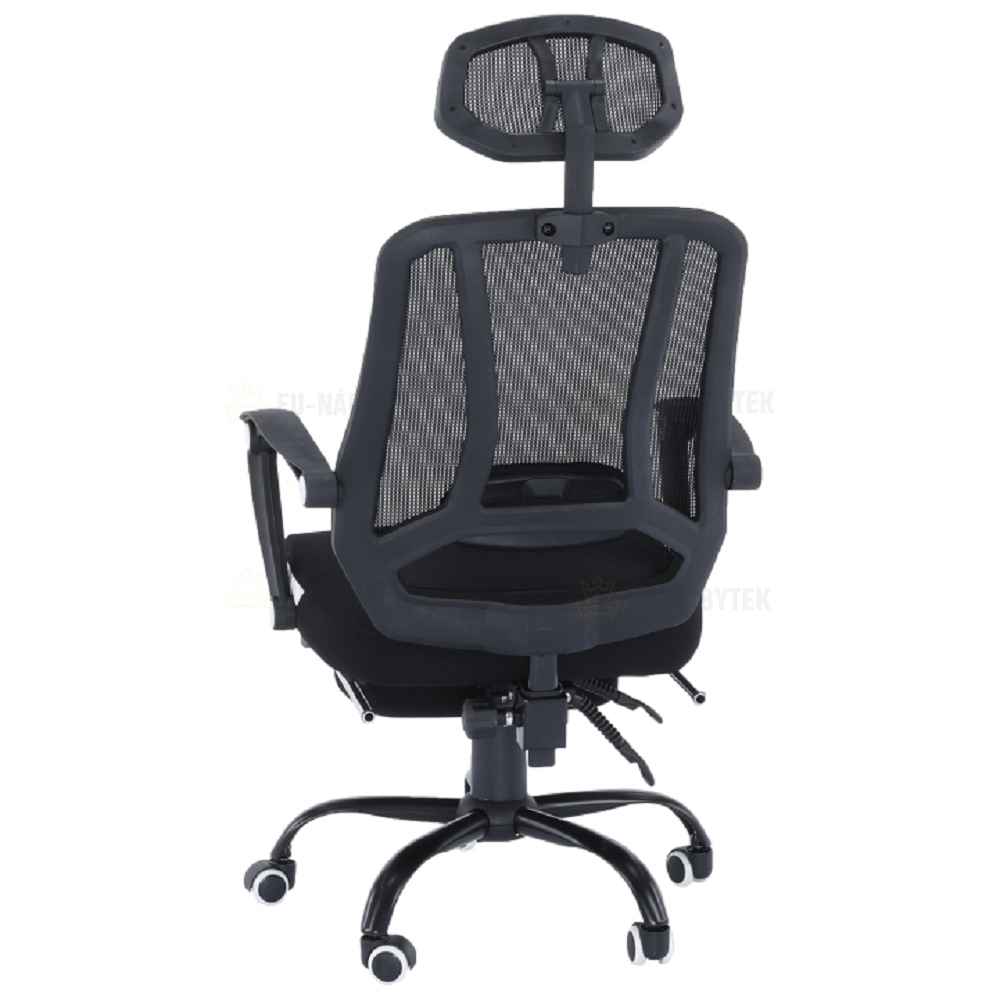 Kancelářská židle, černá síťka / černá, SIDRO DOPRODEJ