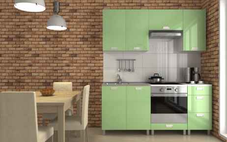 Kuchyňská linka DEINA 180/180 pistáciová