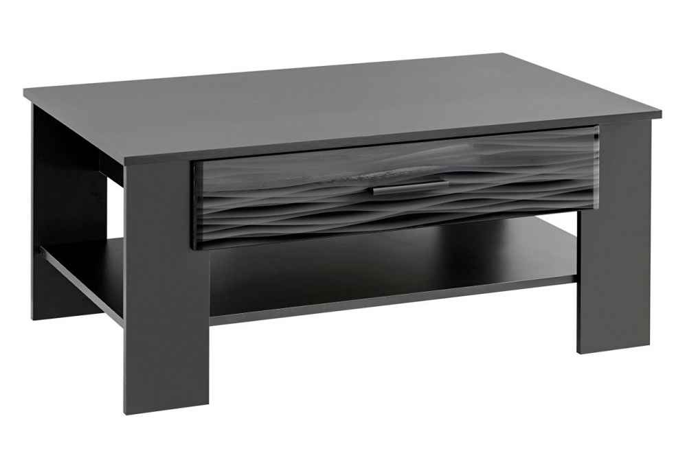 Konferenční stolek LADIE černá / sahara lesk