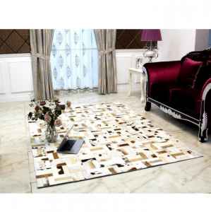 Luxusní koberec, pravá kůže, 170x240, KOŽA typ 1