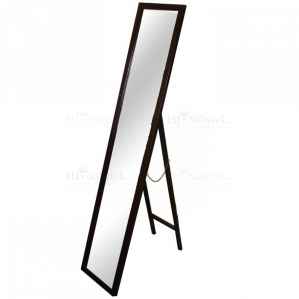 Zrcadlo, dřevěný rám hnědé barvy, Malkia TYP 4
