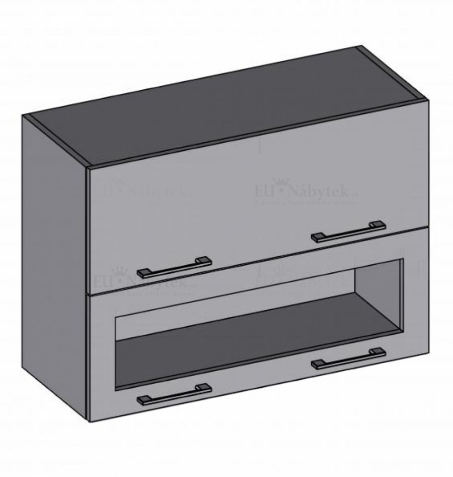 Kuchyňská skříňka DIAMOND, horní dvojskříňka 80 cm