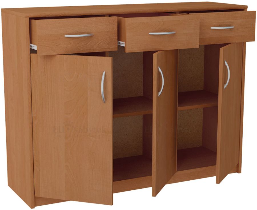 Komoda JULIUS K13D3S olše DOPRODEJ