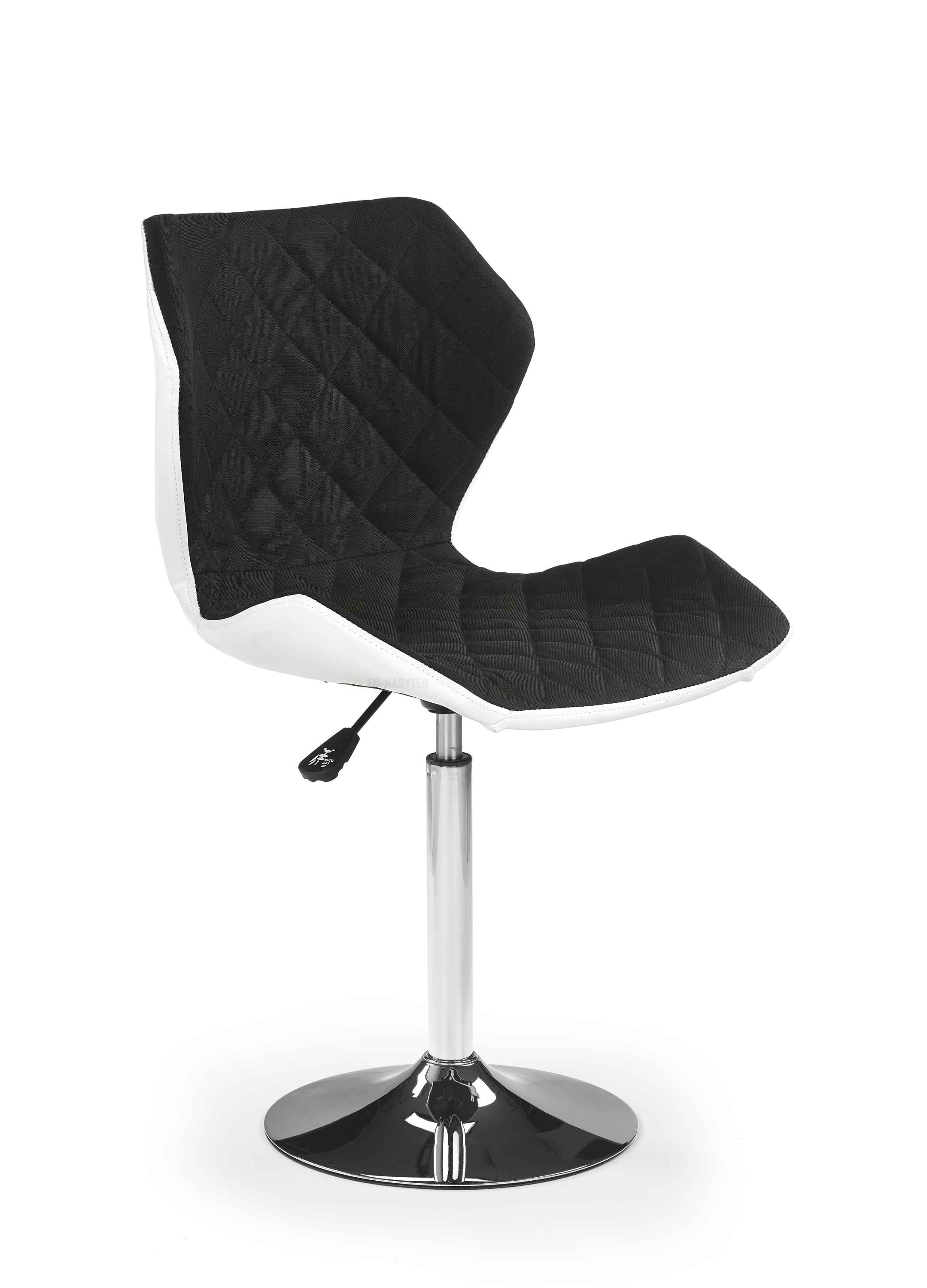 Barová židle MATRIX 2 bílá / černá