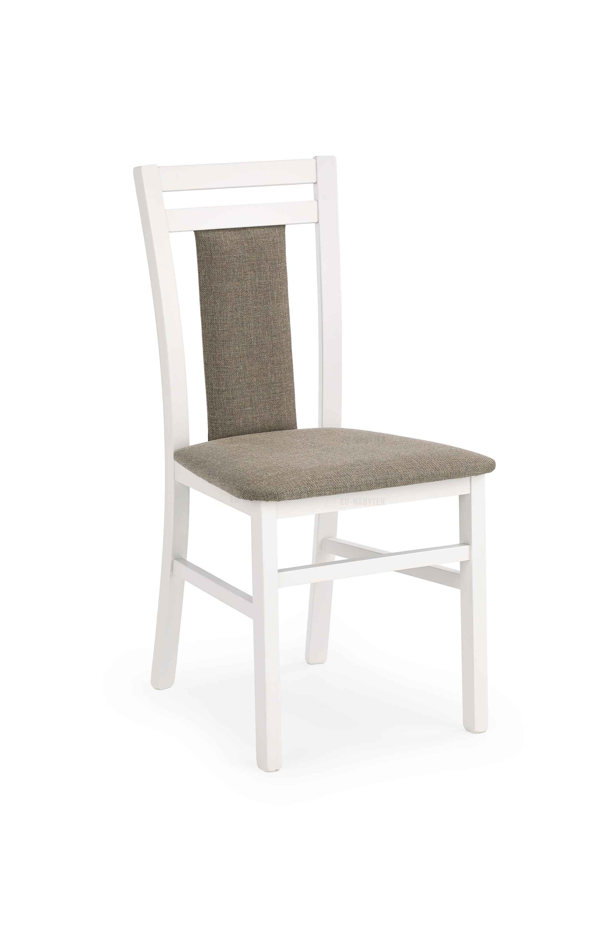 Jídelní židle HUBERTOS 2 bílá/šedá