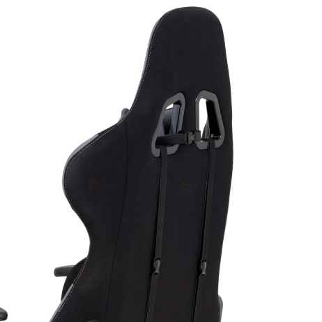 Kancelářská židle houpací mech., šedá látka, kovový kříž