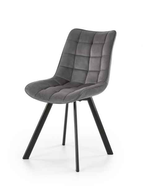 Jídelní židle K332 tmavě šedá / černá