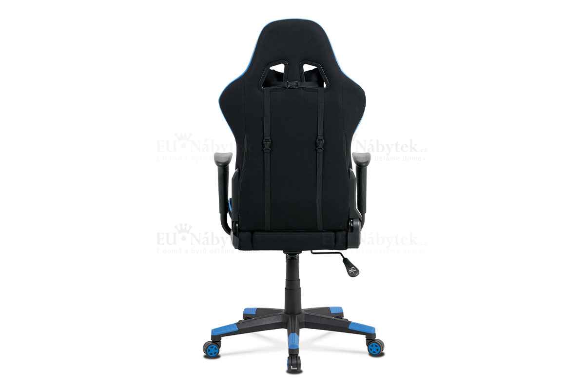 Kancelářská židle, modrá / černá DOPRODEJ