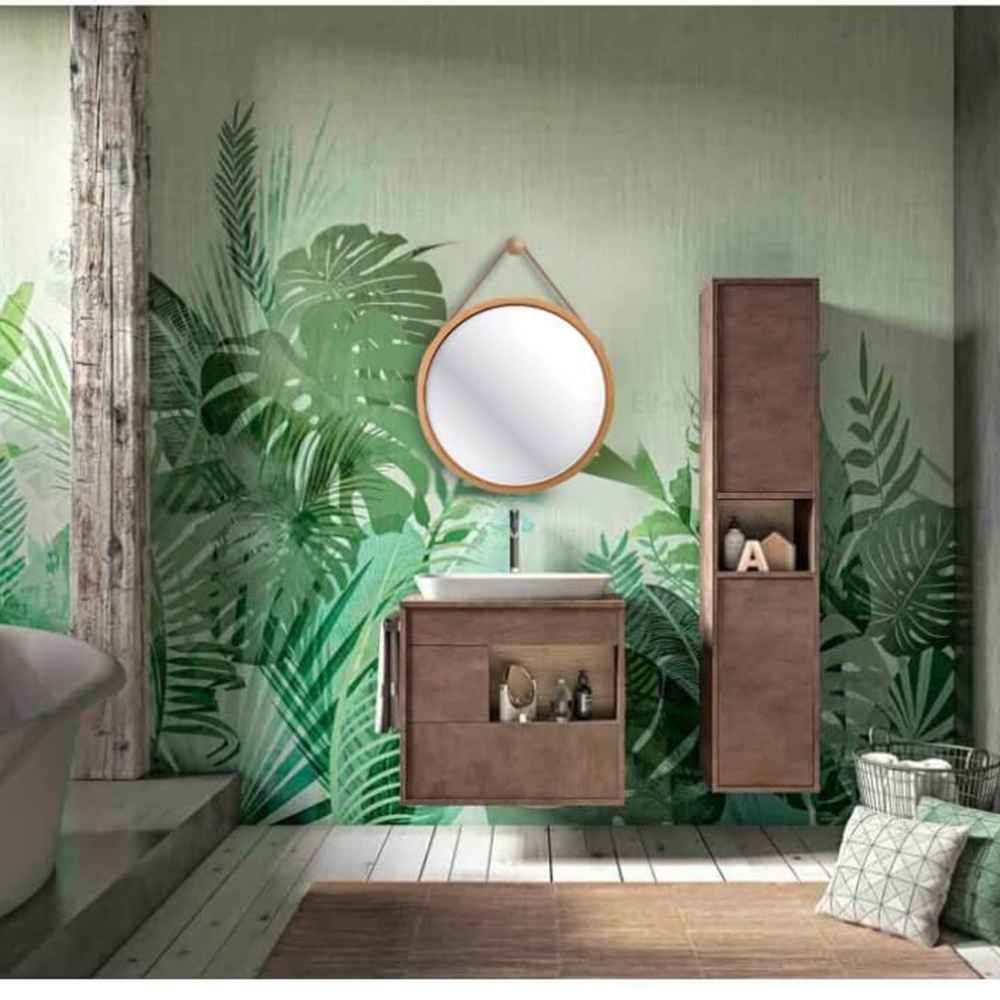 Zrcadlo, přírodní bambus, LEMI 1