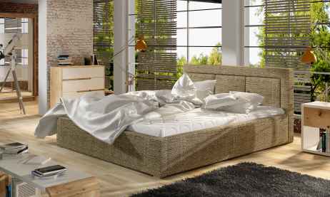 Čalouněná postel BELLA cappucino