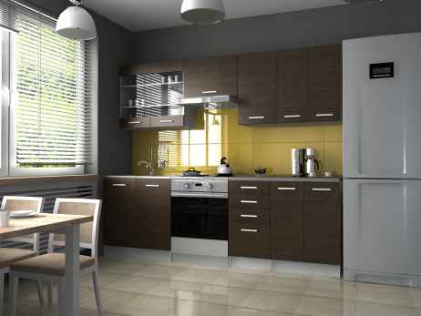 Kuchyňská linka PALERMO 240/180 wenge