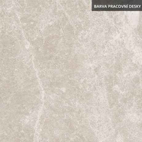 Kuchyňská linka LUSSI II 180x120 bílá / beton