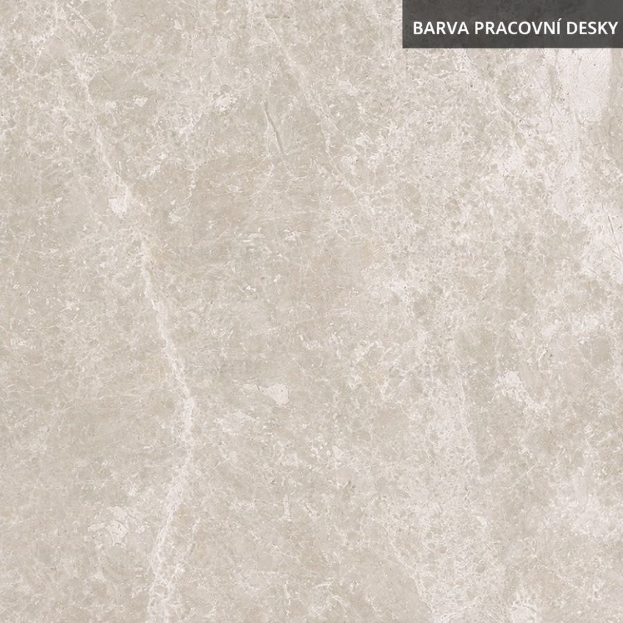 Kuchyňská linka LUSSI III 180x120 bílá / beton