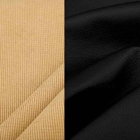 Rozkládací rohová sedačka FRODOS mini žlutá / černá