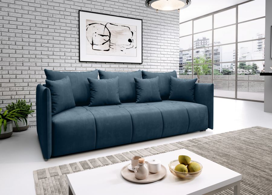 Pohovka ASPENDO modrá