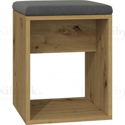 Taburetka LUNATA dub artisan DOPRODEJ