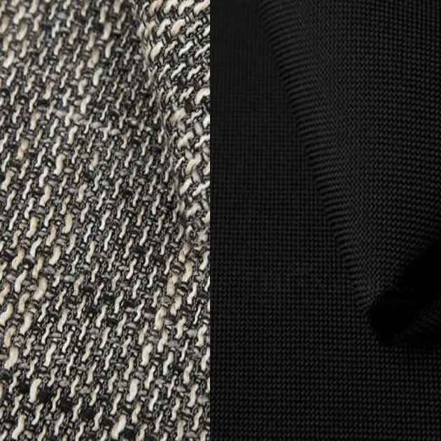 Rozkládací rohová sedačka PARIS šedá melír / černá