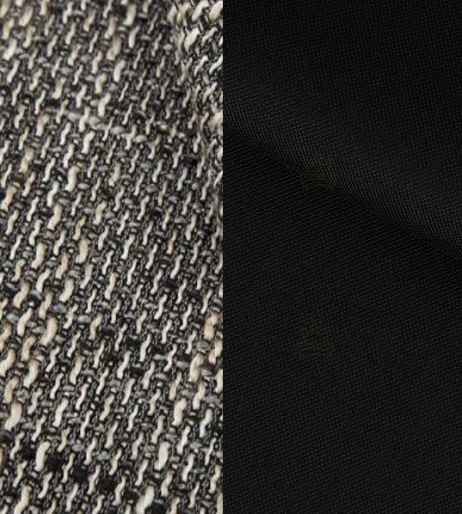 Taburet MIA šedá melír / černá