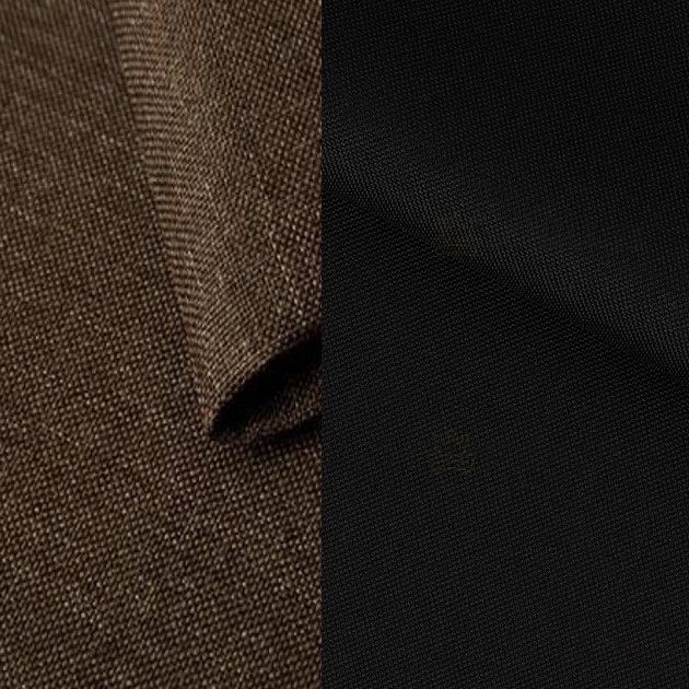 Taburet MIA hnědá / černá