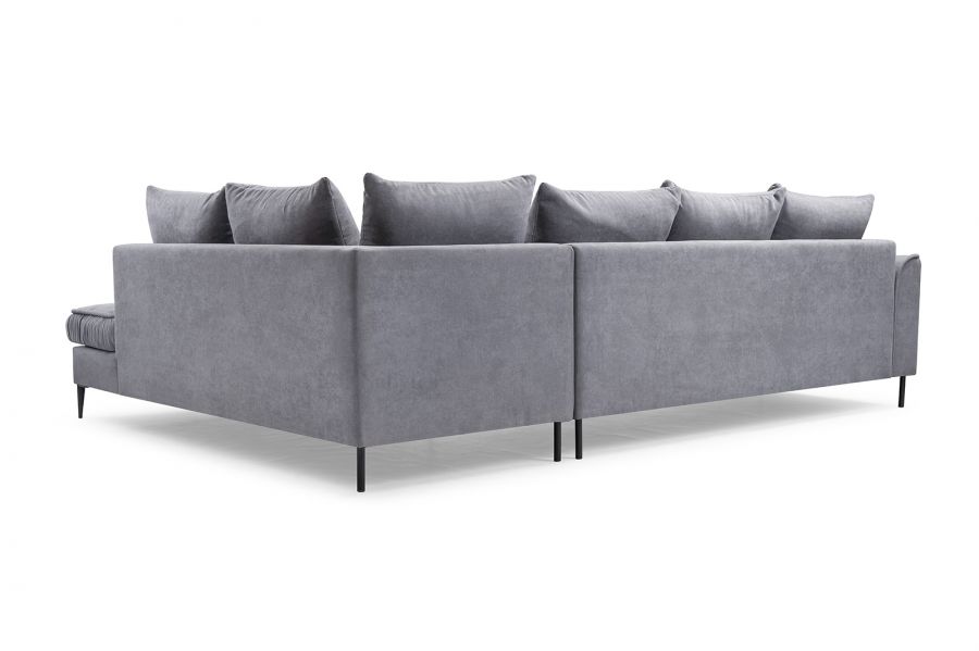 Rohová sedačka LENIA šedá
