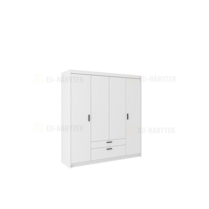 Šatní skříň LENA 176 bílá