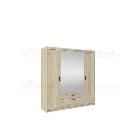 Šatní skříň LENA 176 se zrcadlem dub sonoma