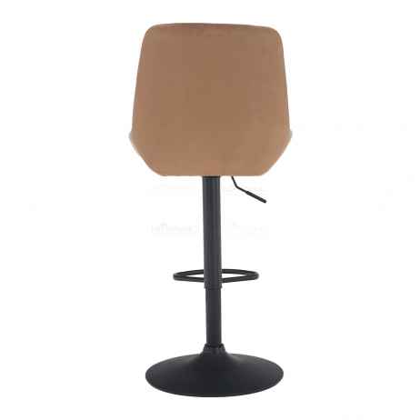 Barová židle, hnědá Velvet látka CHIRO NEW