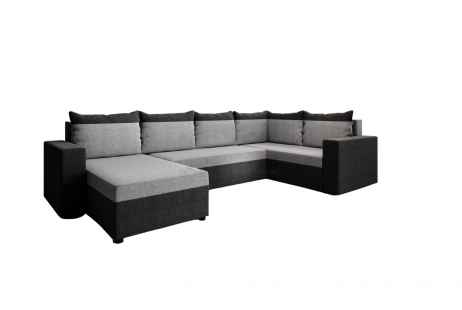 Set sedací souprava MAROKO světle šedá/šedá a konferenční stolek