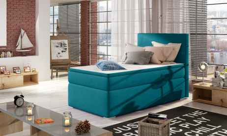 Kontinentální postel Boxspring RICCO mint 90x200cm