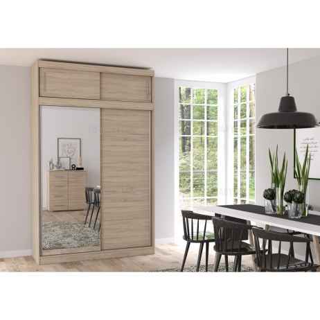 Šatní skříň VESTIMO II 150 dub sonoma s nádstavcem