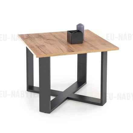 Konferenční stolek CROSS  wotan dub / černý