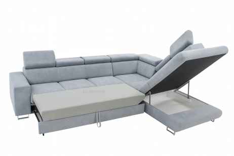 Rozkládací rohová sedačka CANIS zelená