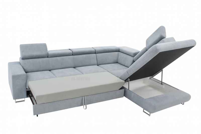 Rozkládací rohová sedačka CANIS zelená