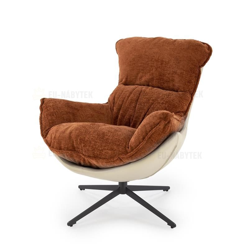 Relaxační křeslo LOBSTER oranžová DOPRODEJ