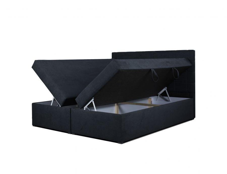 Kontinentální postel Boxspring HORAL SOFT hnědá