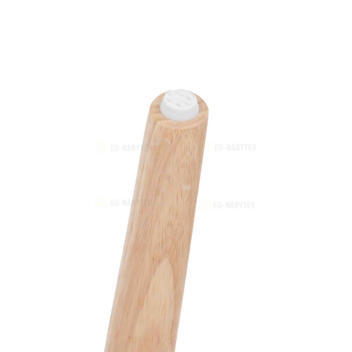 Křeslo, potah zelená manšestrová látka, dřevěné nohy, masiv kaučukovník