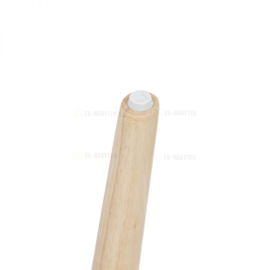 Křeslo, potah růžová manšestrová látka, dřevěné nohy, masiv kaučukovník