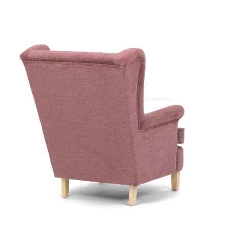 Křeslo ušák, růžová látka, AK-388 PINK2