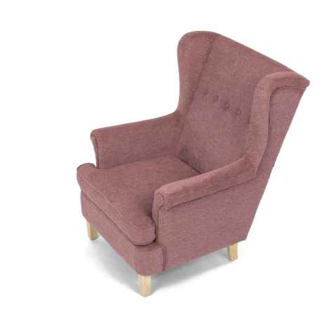Křeslo ušák, růžová látka, AK-388 PINK2